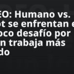 VIDEO: Humano vs. robot se enfrentan en un loco desafío por quién trabaja más rápido