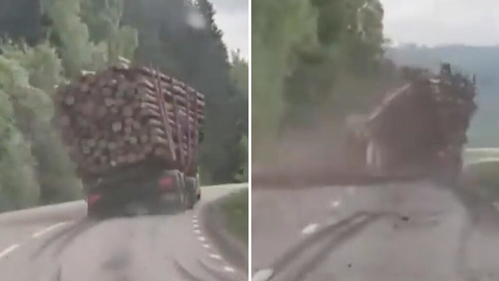 Escena de «Destino Final» casi se hace real en una carretera (VIDEO)
