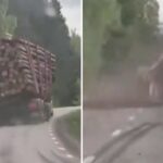 Escena de «Destino Final» casi se hace real en una carretera (VIDEO)