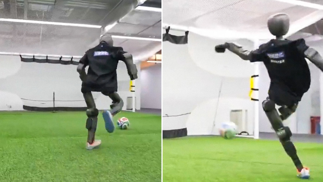 VIDEO: China presenta una 'selección' de futbolistas robots