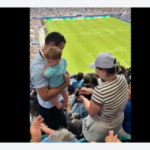 VIDEO: Propone matrimonio en medio de un partido del Mundial y vive el momento más impensado