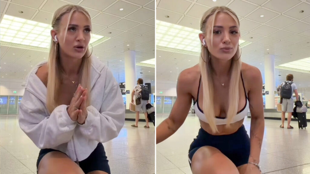 "Está desnuda": 'Influencer' alemana denuncia que gigante aéreo la obligó a ponerse más ropa para embarcar