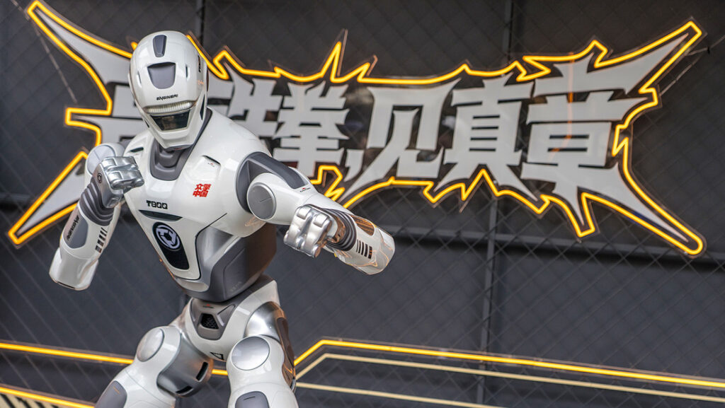 China presenta la primera liga de MMA con robots humanoides (VIDEO)