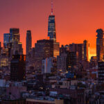 Espectacular atardecer sorprende a Nueva York en la víspera del 250.º aniversario de la independencia (VIDEOS)