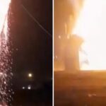 VIDEO: Una gigantesca hoguera colapsa en Brasil segundos después de ser encendida