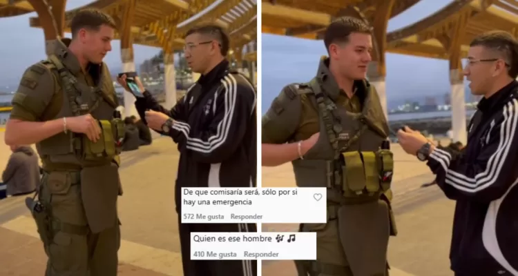 «Quién es ese hombre»: Carabinero protagonizó particular video de artista emergente | Sociedad