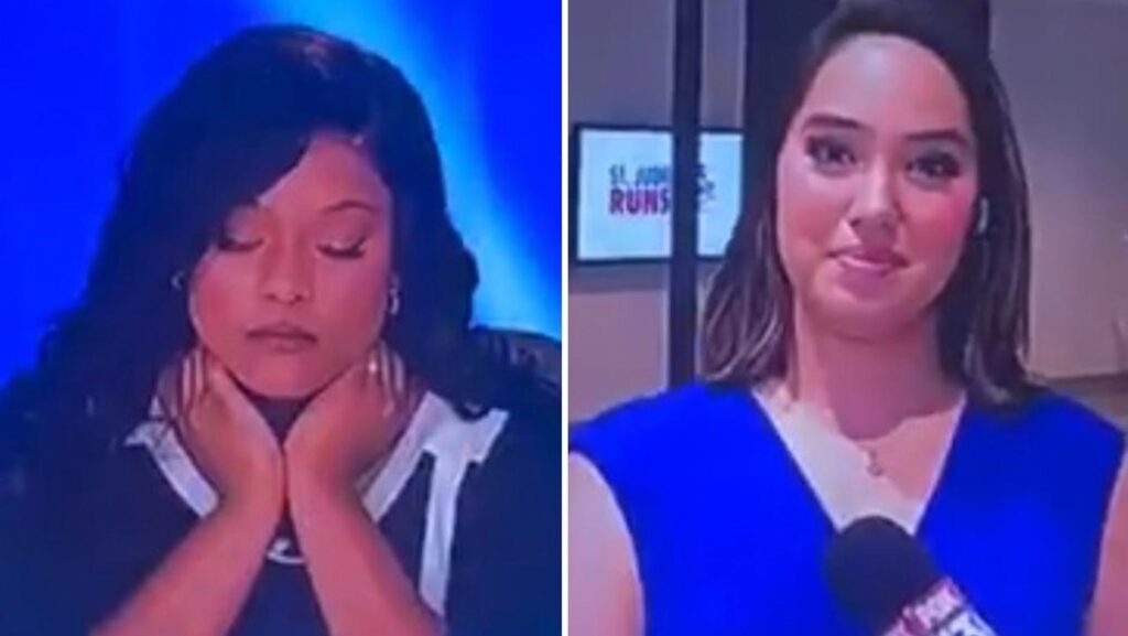 VIDEO: Presentadora de televisión se queda dormida en vivo