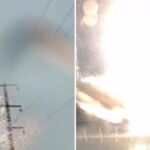 VIDEO: Un potente rayo cae sobre una estructura eléctrica en Rusia y deja una escena estremecedora