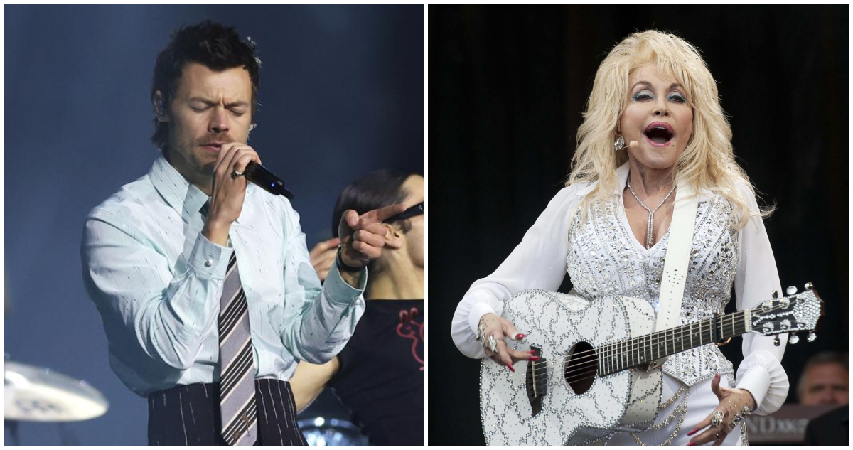El emotivo homenaje de Harry Styles a Dolly Parton en Nueva York (y con Drew Barrymore en la tribuna)