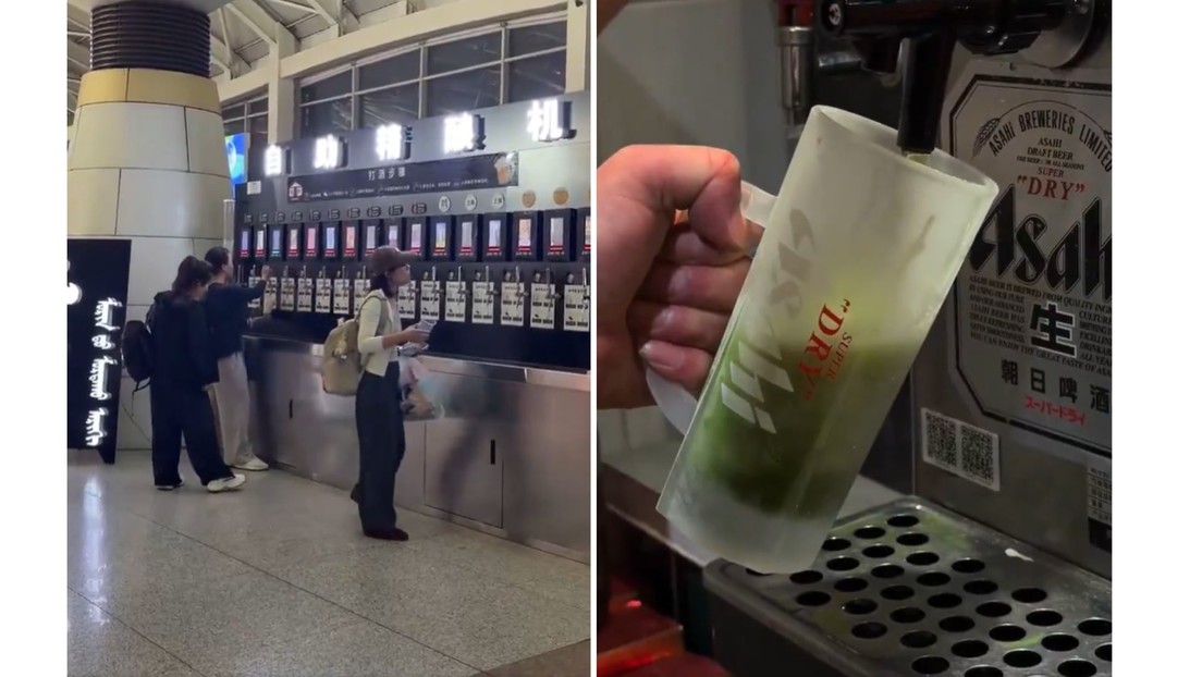 El aeropuerto soñado: cerveza gratis para todos los pasajeros (VIDEO)