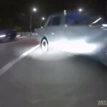 VIDEO: Motociclista graba en primera persona su potente choque a toda velocidad
